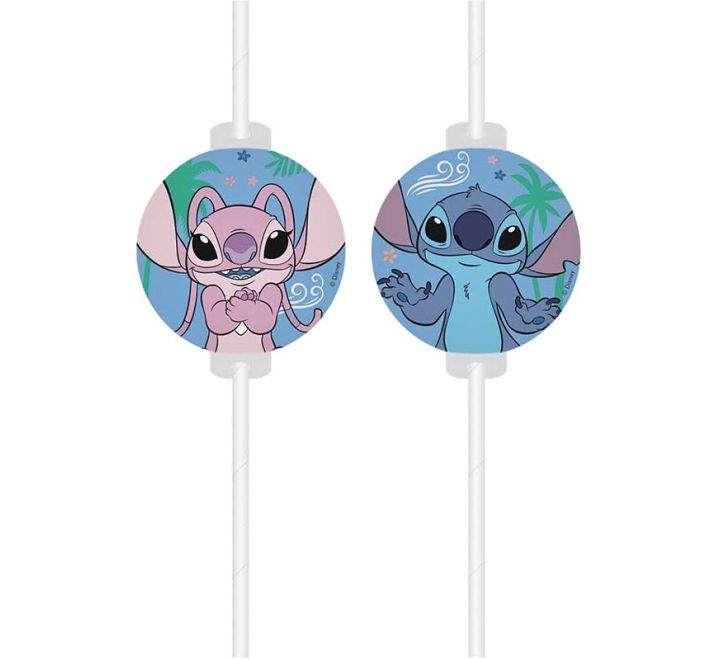 Disney Stitch Straws