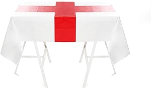 England Flag Plastic Table Cover