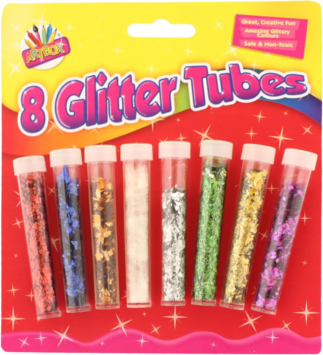 ✨ 8 Tubes of Glitter – Assorted Colours for Maximum Sparkle! 🌈