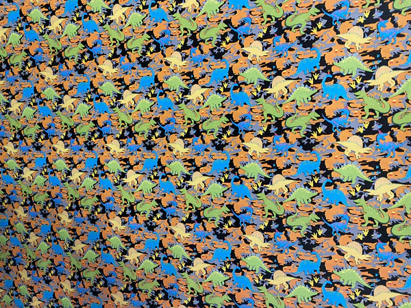 Dinosaur Wrapping Paper 2 x 3 metre Rolls - Limited Promotion