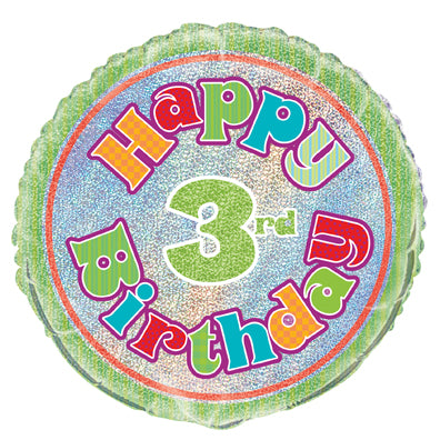 Foil Balloons Age Birthdays