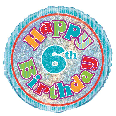 Foil Balloons Age Birthdays