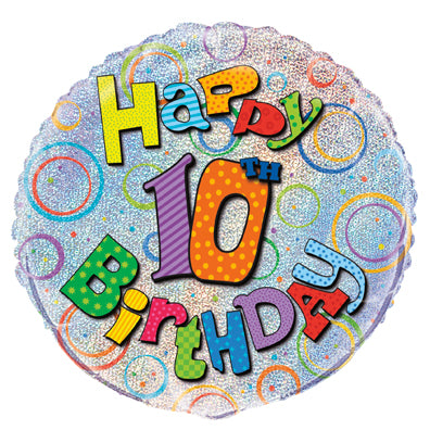 Foil Balloons Age Birthdays