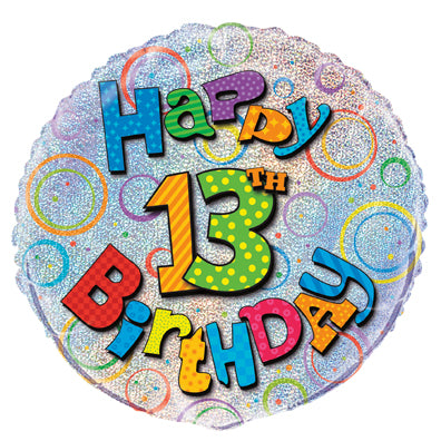 Foil Balloons Age Birthdays