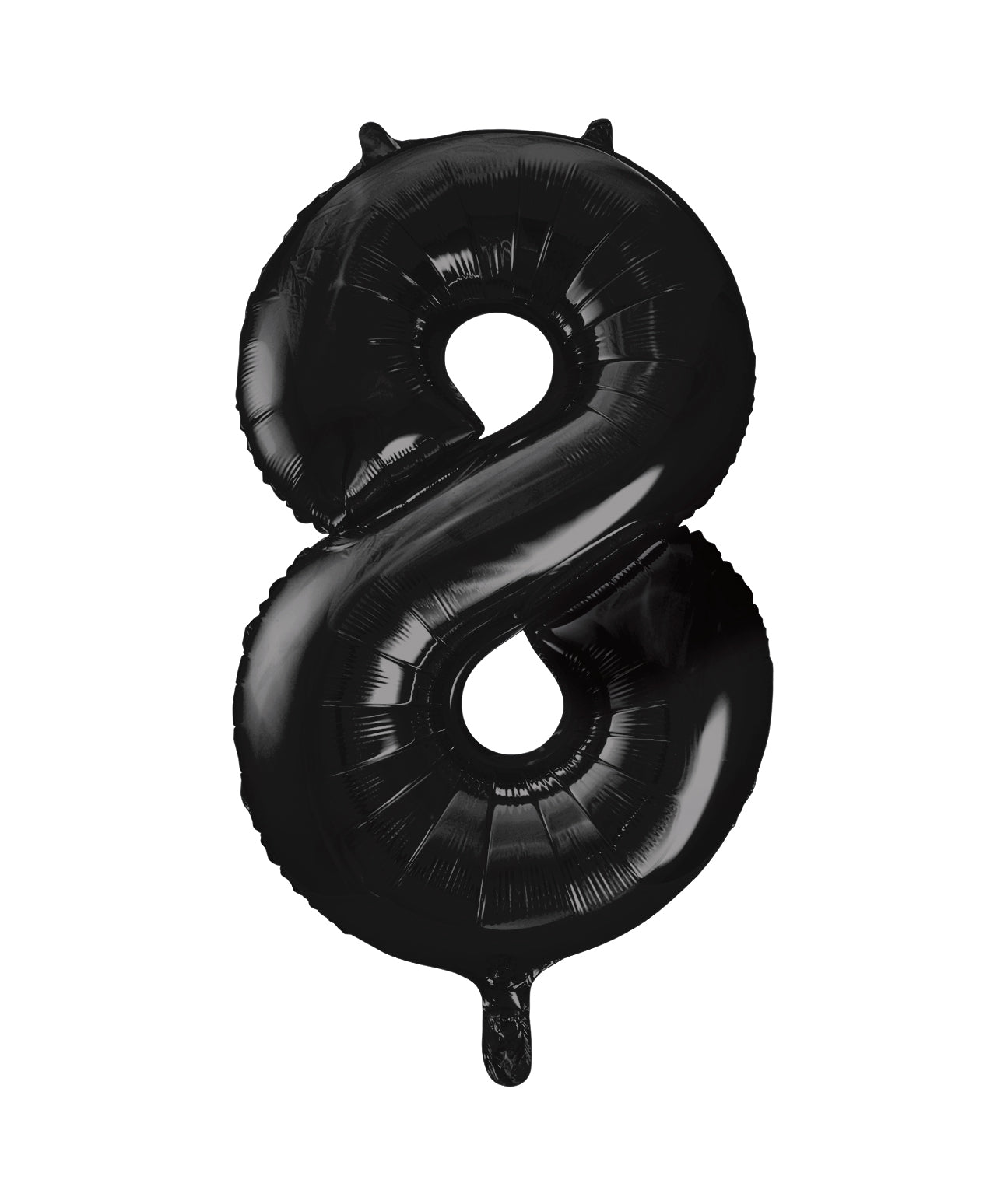 Large foil Number Balloons 8 Different colours Inflate with Air or Helium