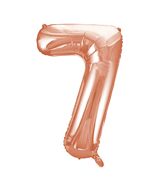 Large foil Number Balloons 8 Different colours Inflate with Air or Helium