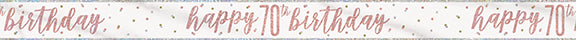 70th Birthday Party Range