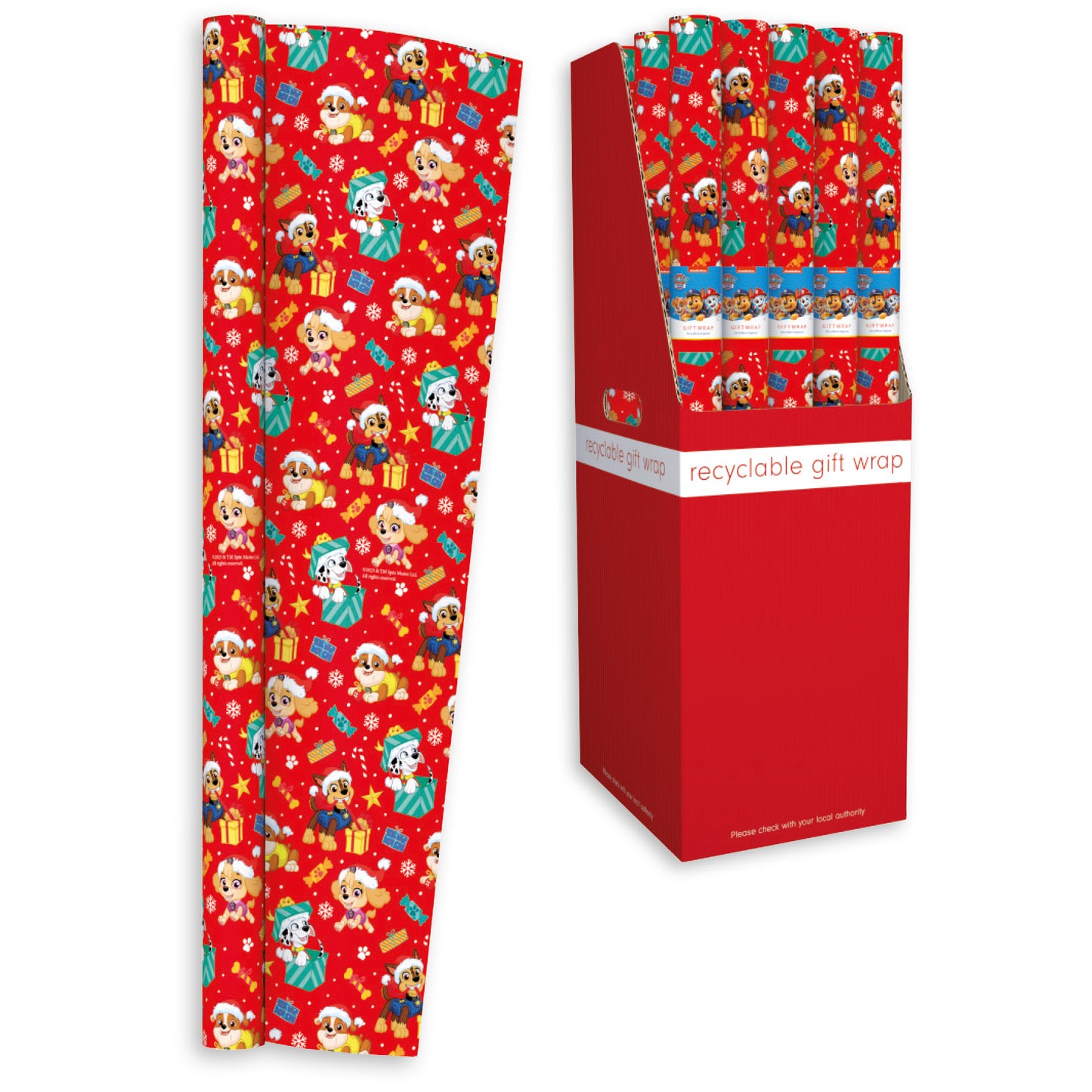 Rolls of Wrapping Paper
