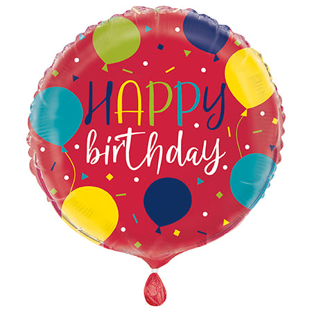 Foil Balloons - Happy Birthday